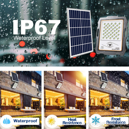 100W Outdoor IP67 Waterproof Led Solar Flood Lights